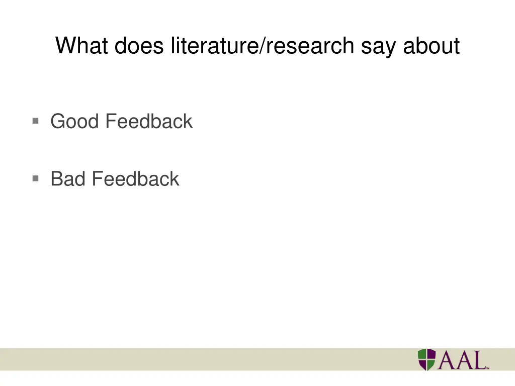 what does literature research say about