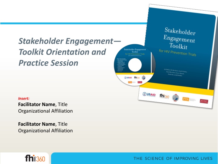 stakeholder engagement toolkit orientation