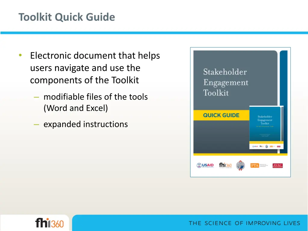 toolkit quick guide