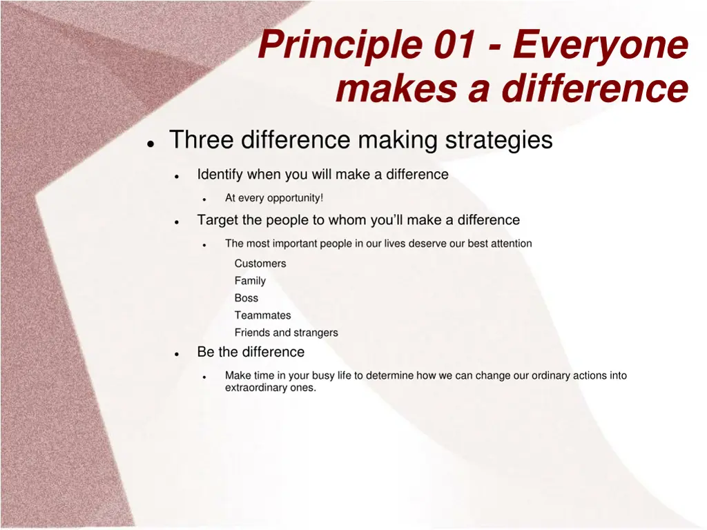 principle 01 everyone makes a difference 2