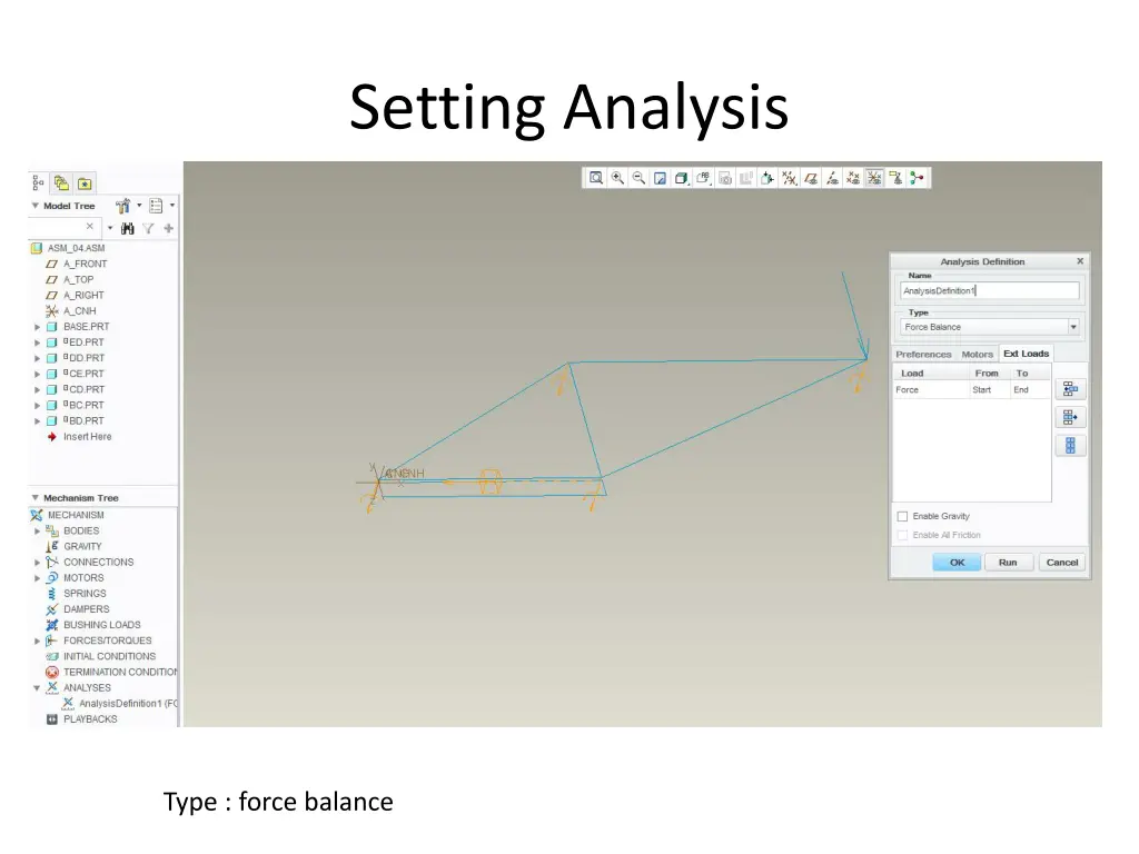 setting analysis