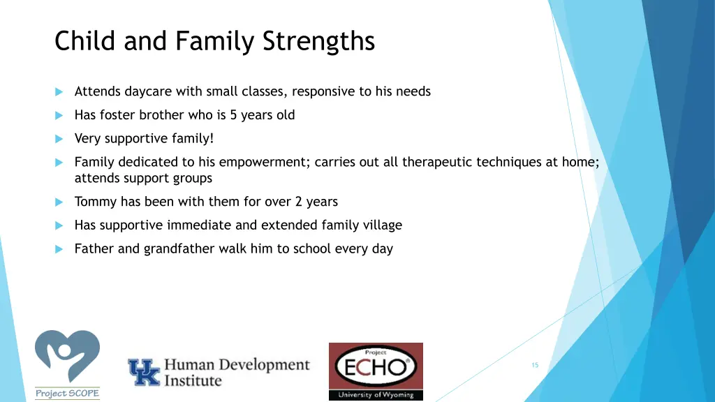 child and family strengths