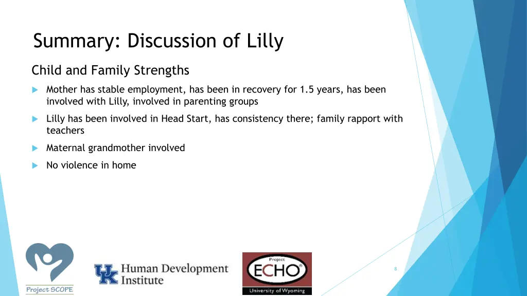 summary discussion of lilly