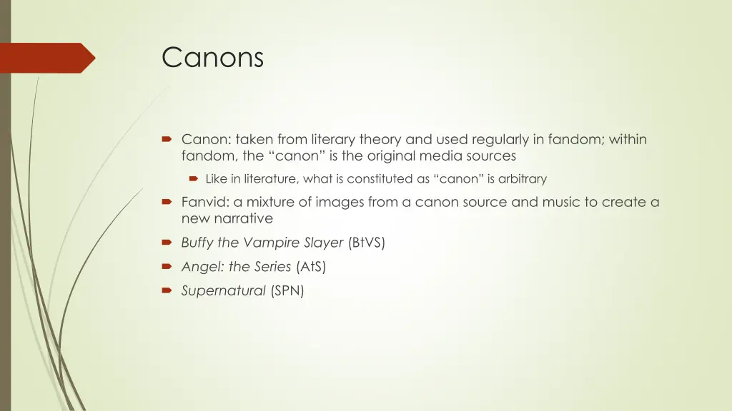 canons