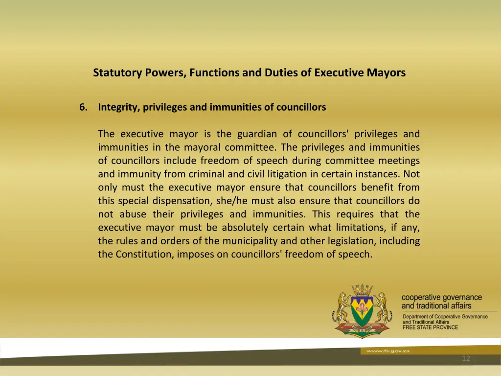 statutory powers functions and duties 10