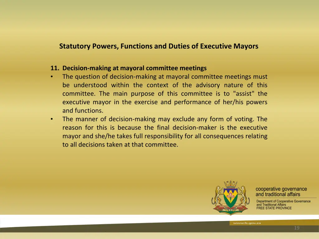 statutory powers functions and duties 17