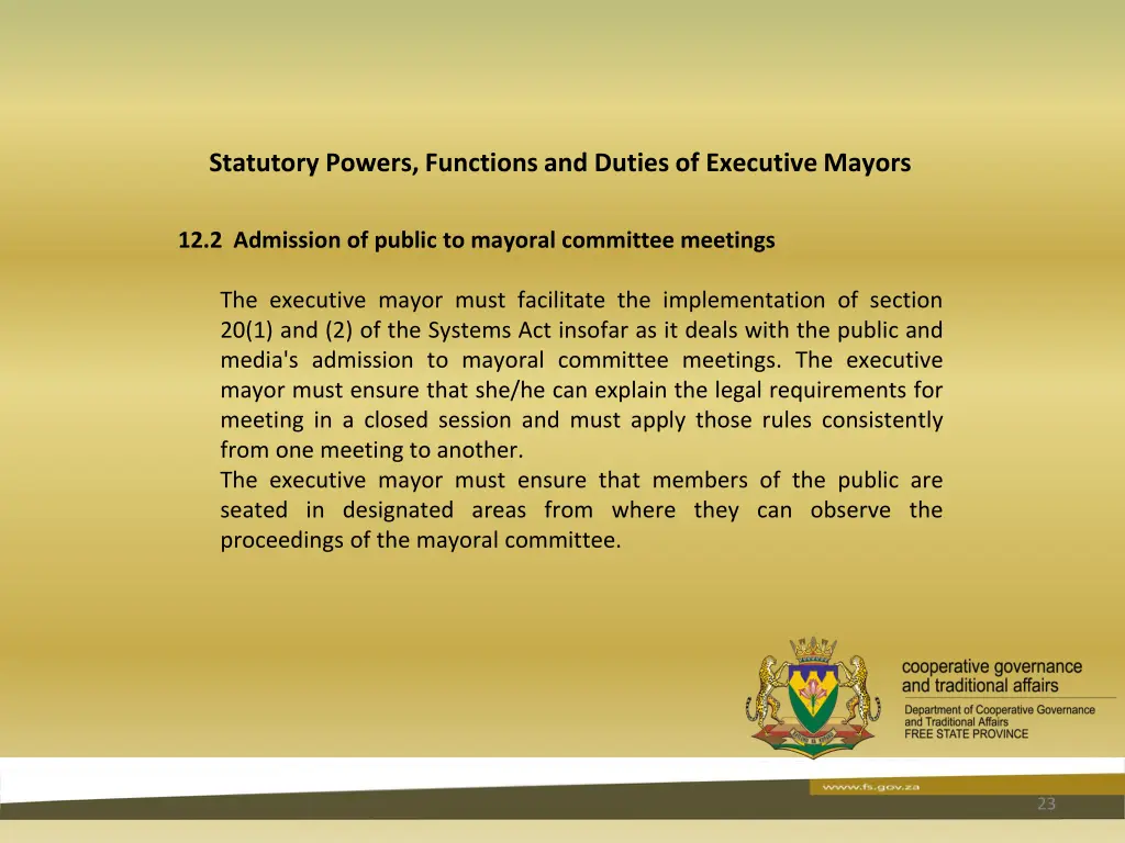 statutory powers functions and duties 21