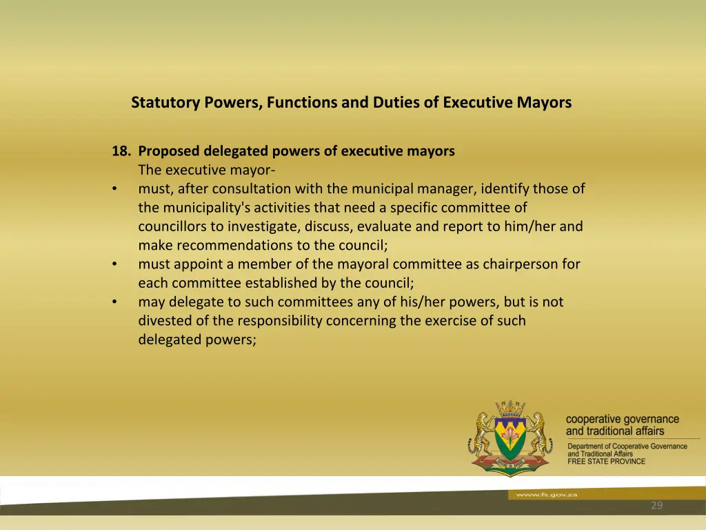 statutory powers functions and duties 27