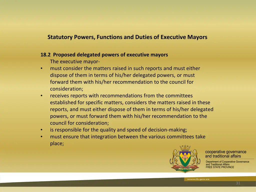 statutory powers functions and duties 29