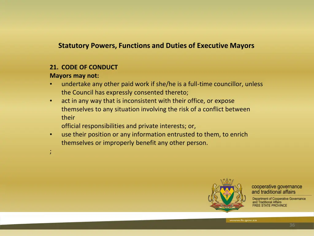 statutory powers functions and duties 34