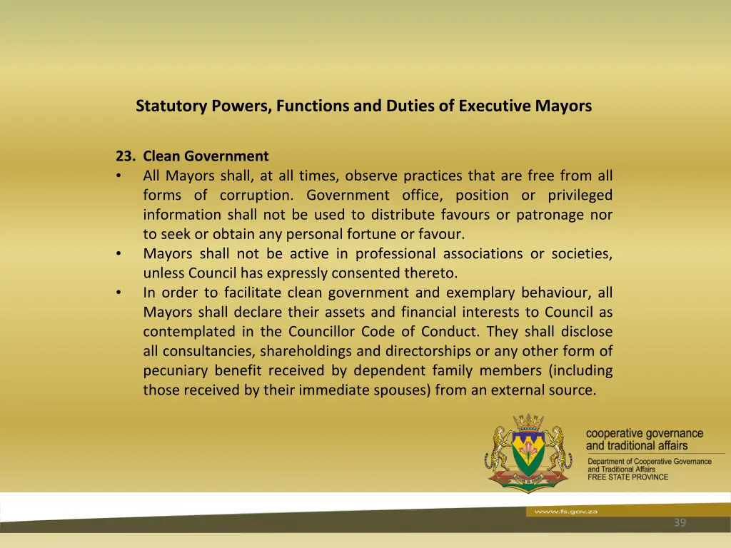 statutory powers functions and duties 37