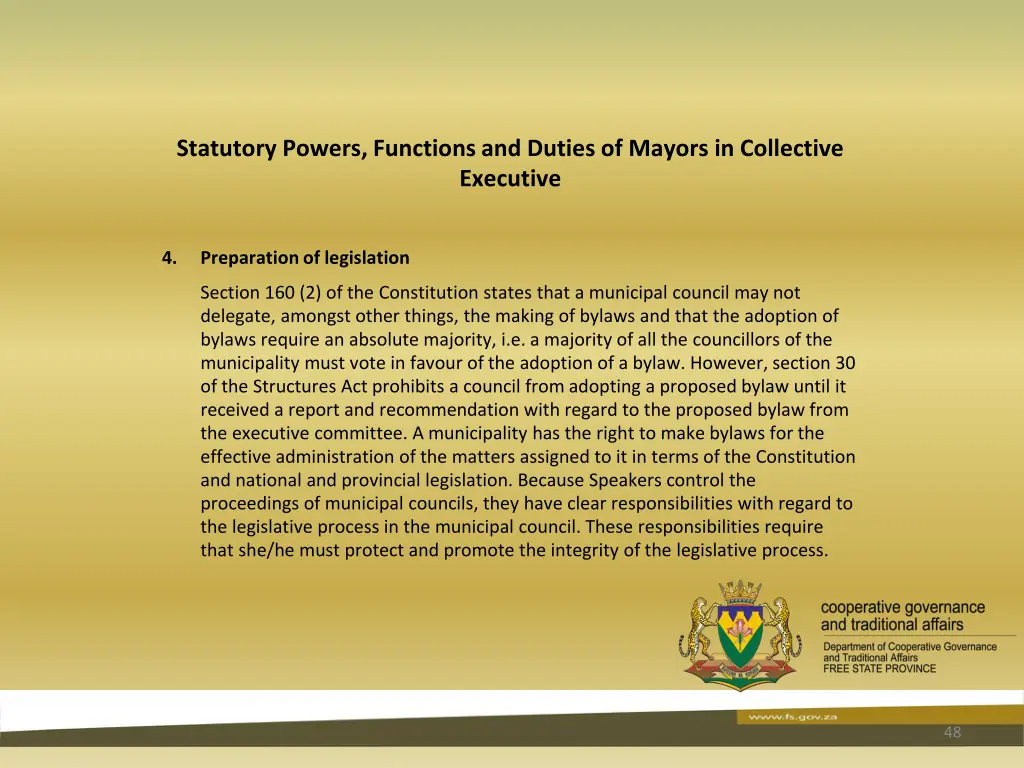 statutory powers functions and duties of mayors 5