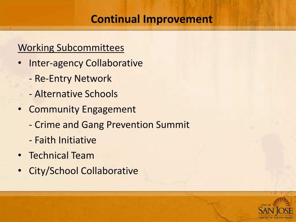 continual improvement continual improvement