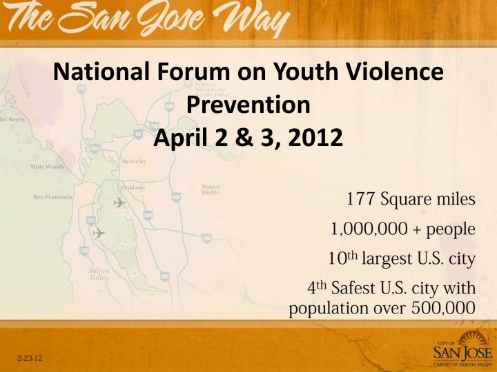 national forum on youth violence prevention april