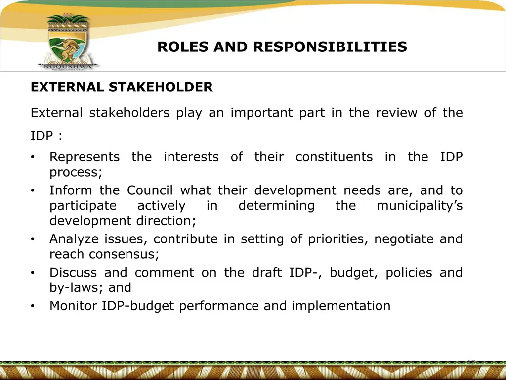 roles and responsibilities 3