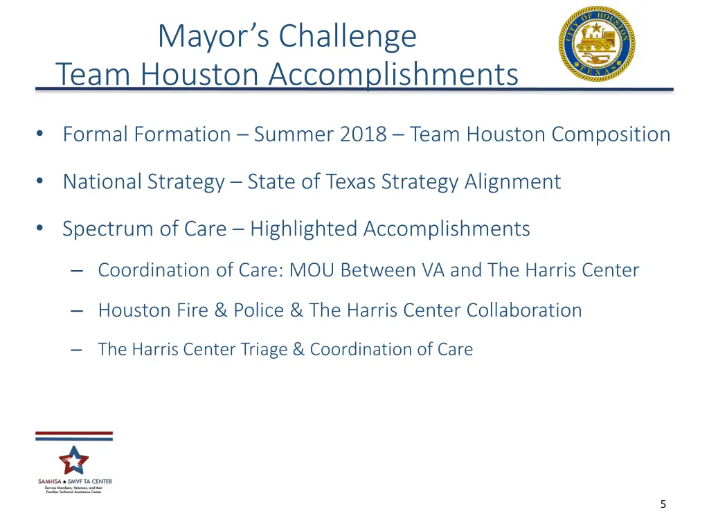 mayor s challenge team houston accomplishments