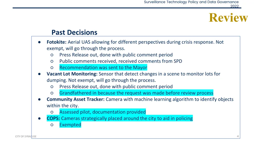 surveillance technology policy and data governance 3