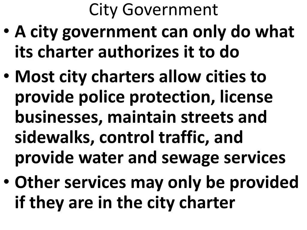 city government