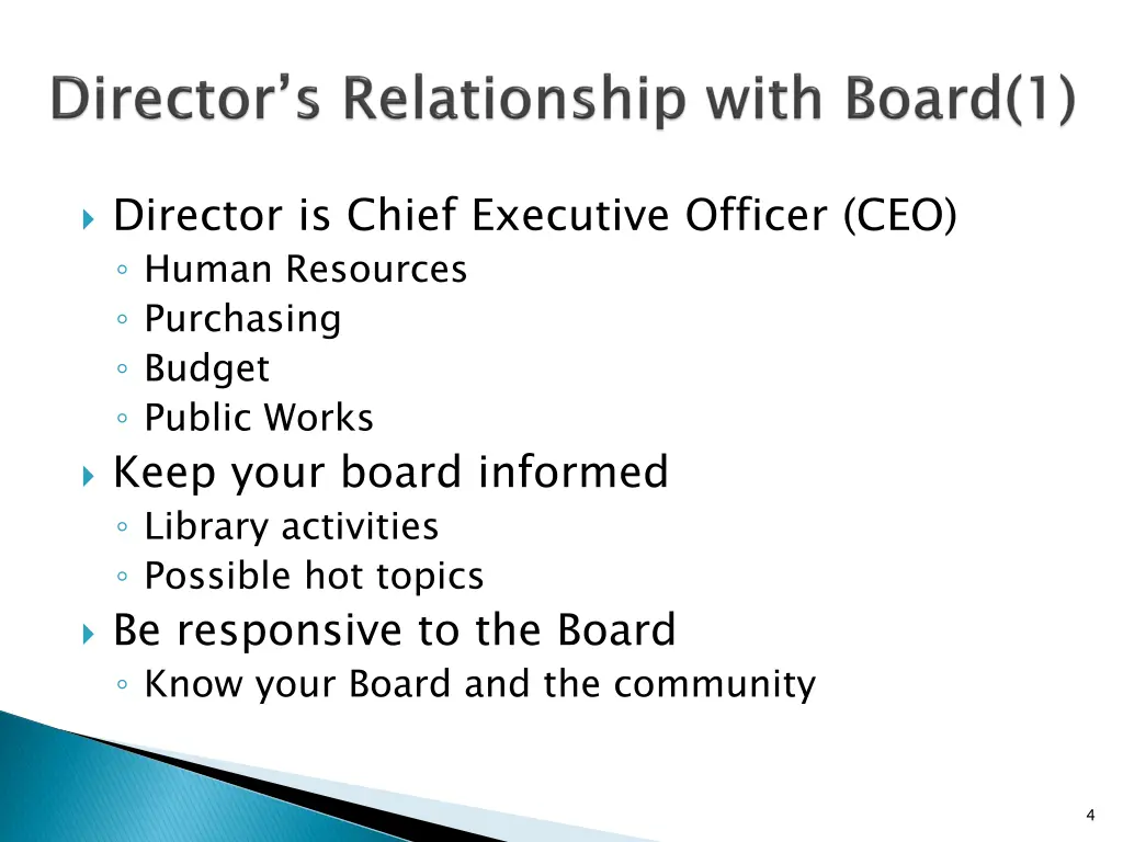 director is chief executive officer ceo human