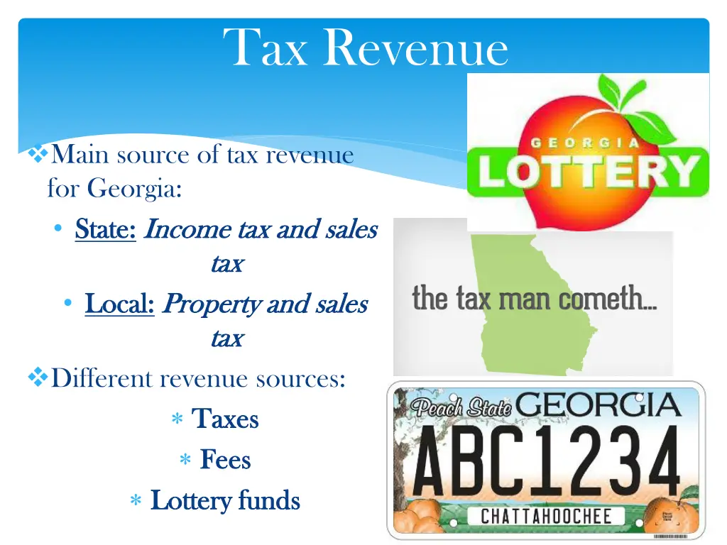 tax revenue