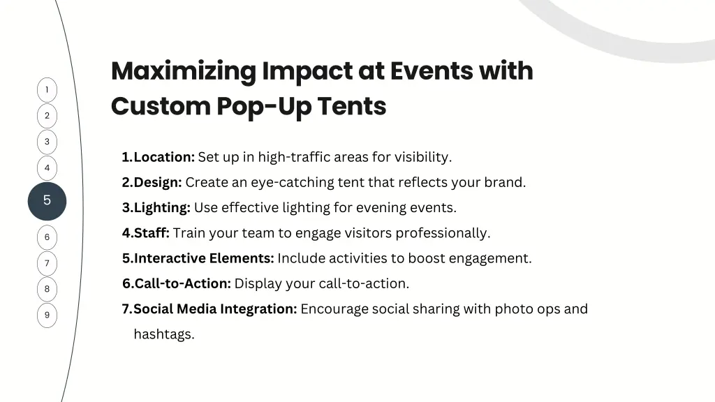 maximizing impact at events with custom