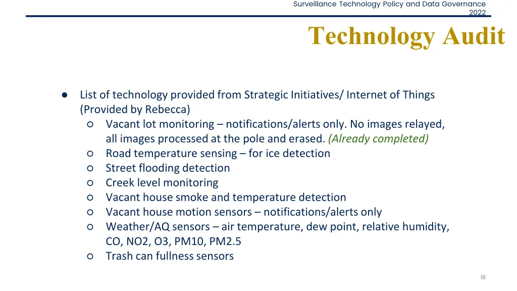 surveillance technology policy and data 1