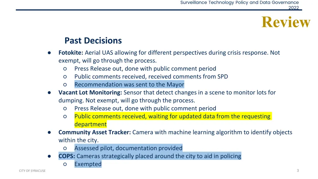 surveillance technology policy and data governance 2