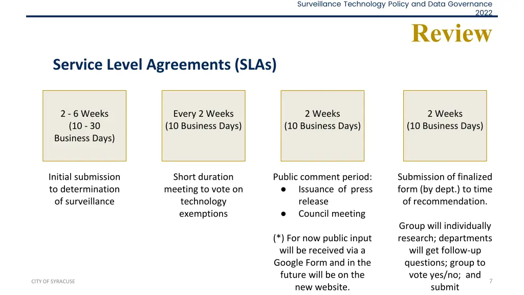 surveillance technology policy and data governance 6