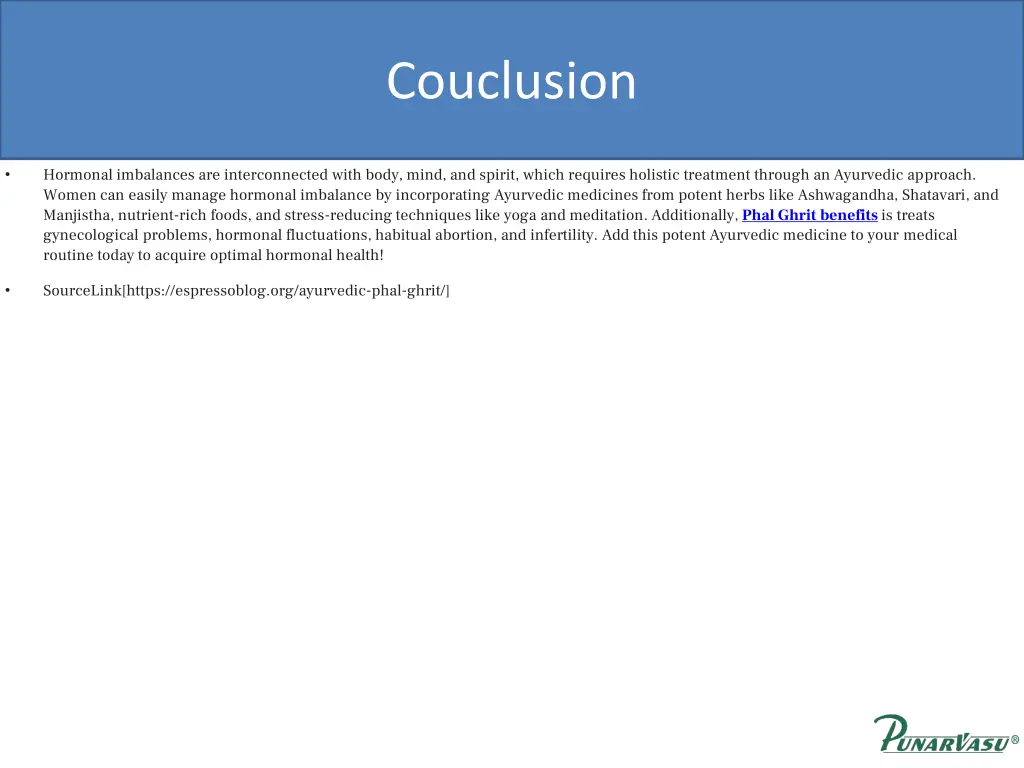 couclusion