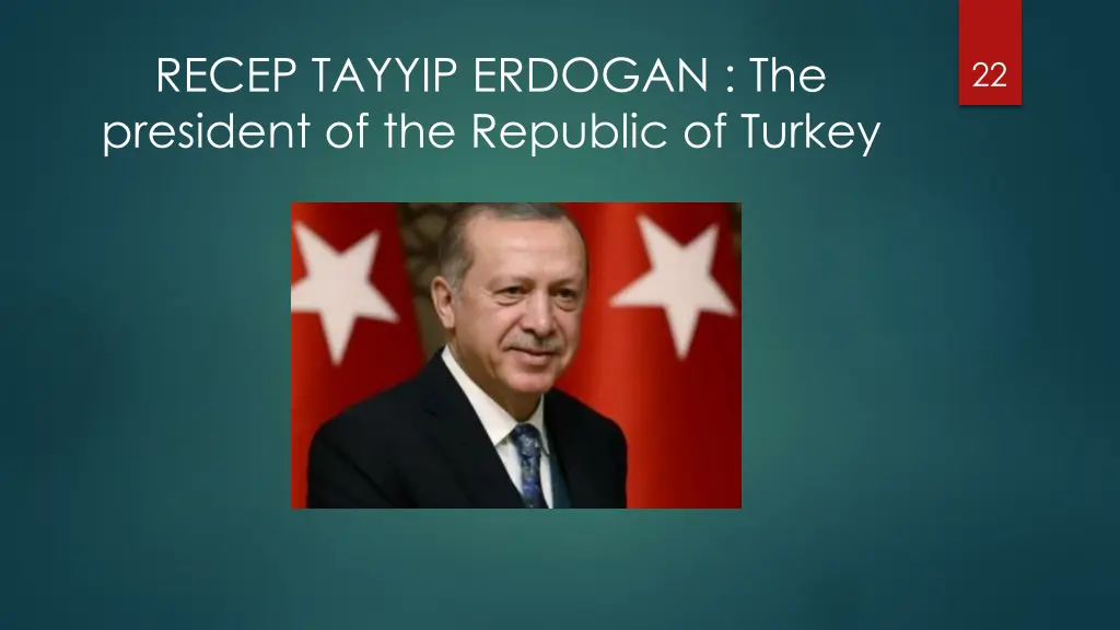 recep tayyip erdogan the president