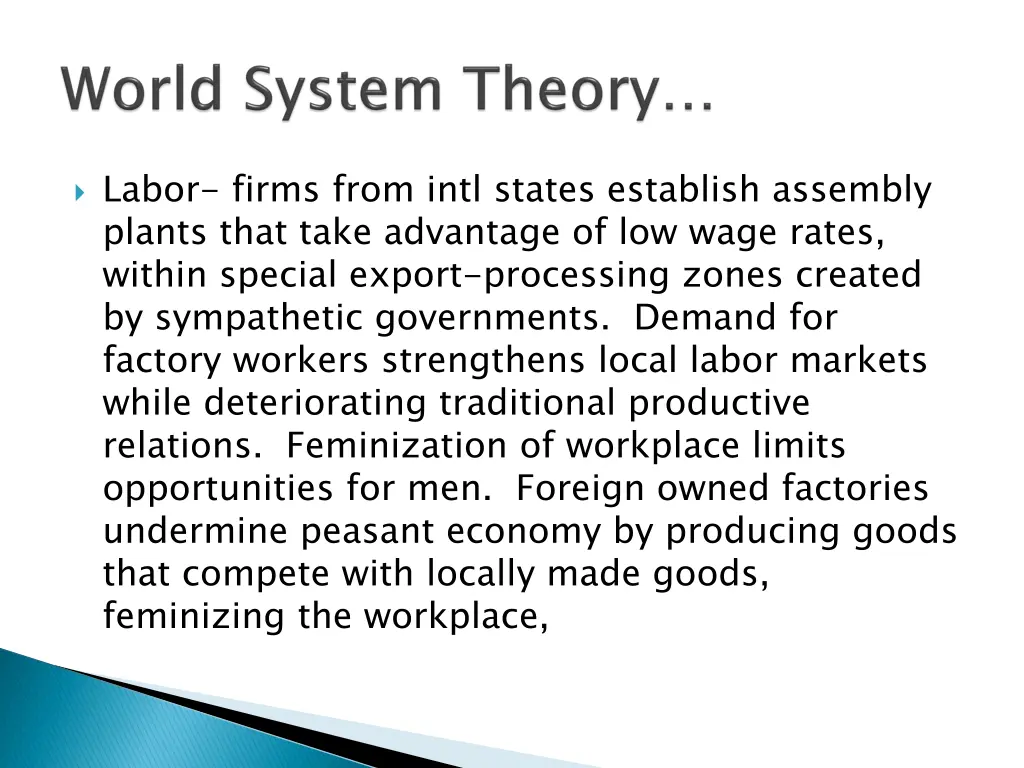 labor firms from intl states establish assembly