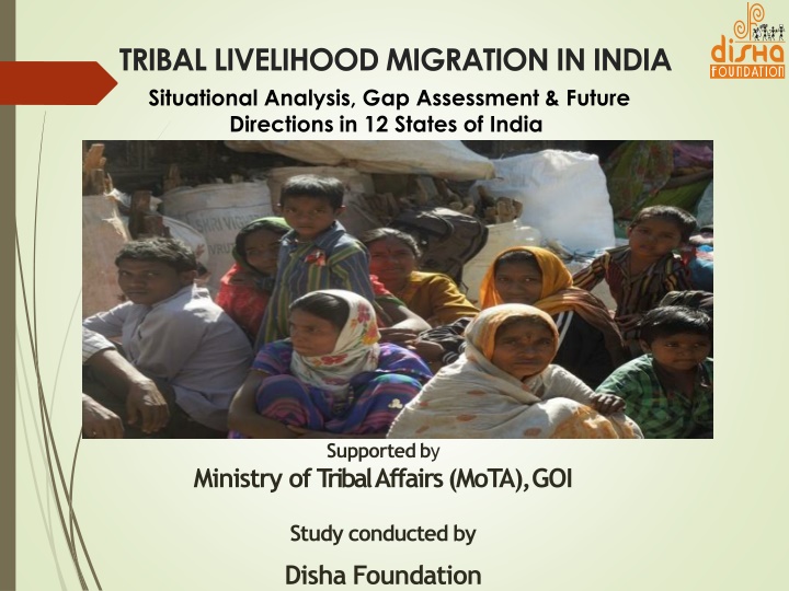 tribal livelihood migration in india situational