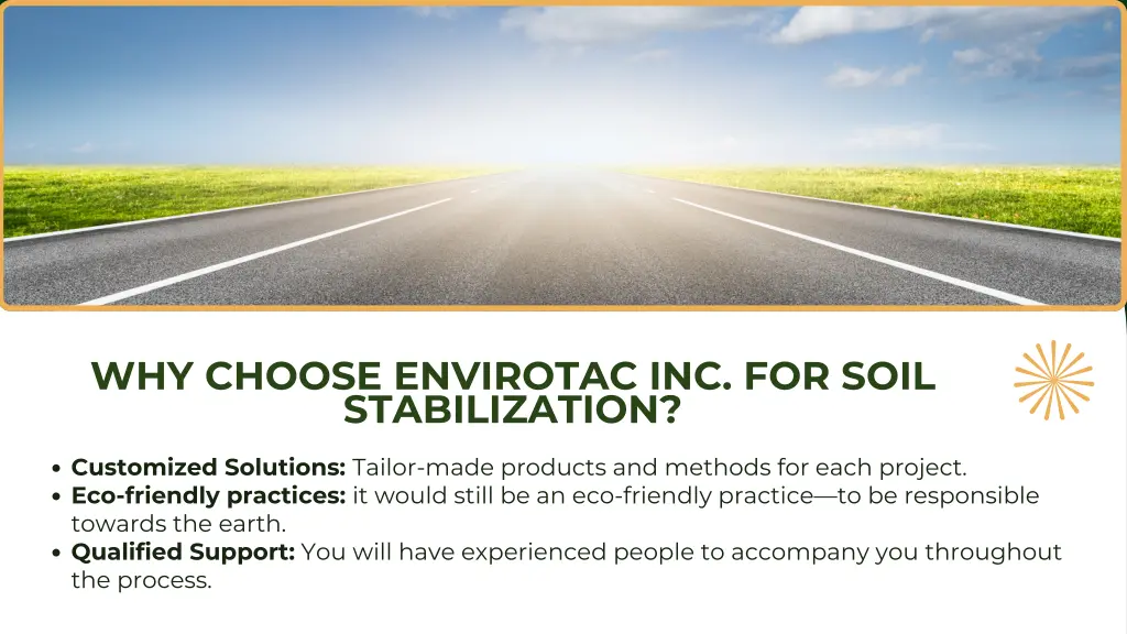 why choose envirotac inc for soil stabilization