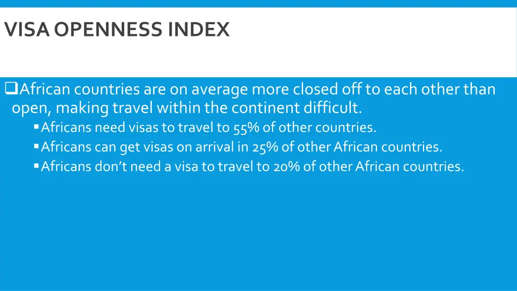 visa openness index