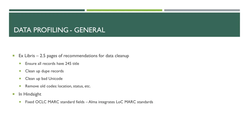 data profiling general