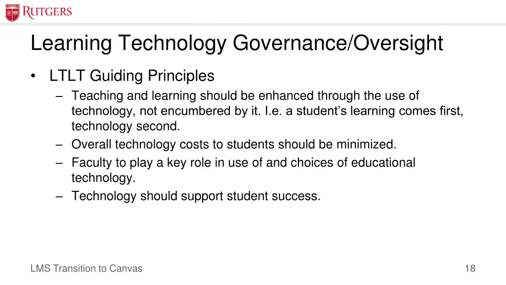 learning technology governance oversight 4