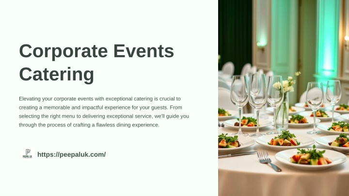 corporate events catering