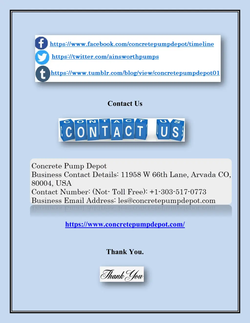 contact us