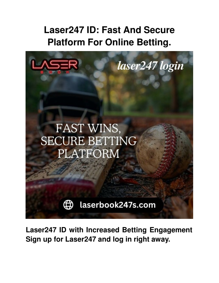 laser247 id fast and secure platform for online