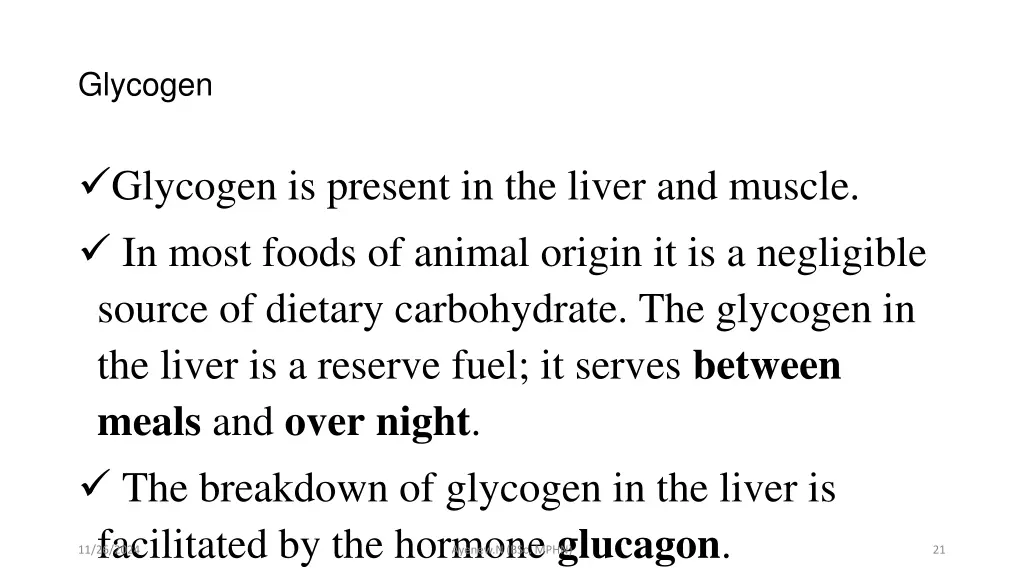 glycogen