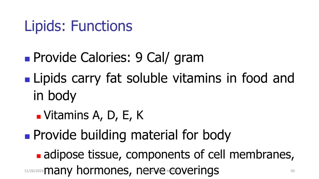 lipids functions