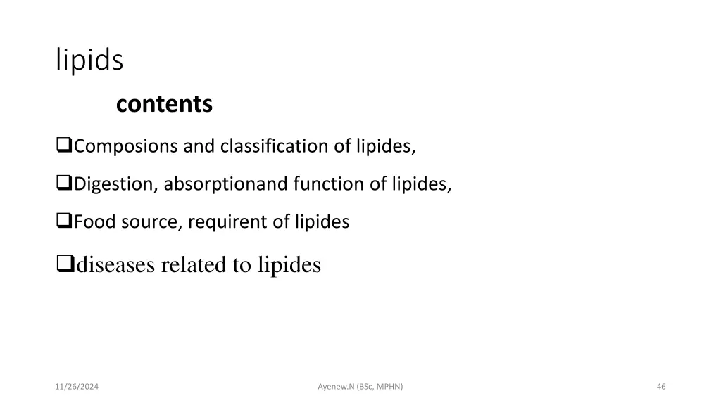 lipids