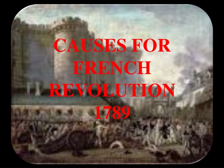 causes for french revolution 1789