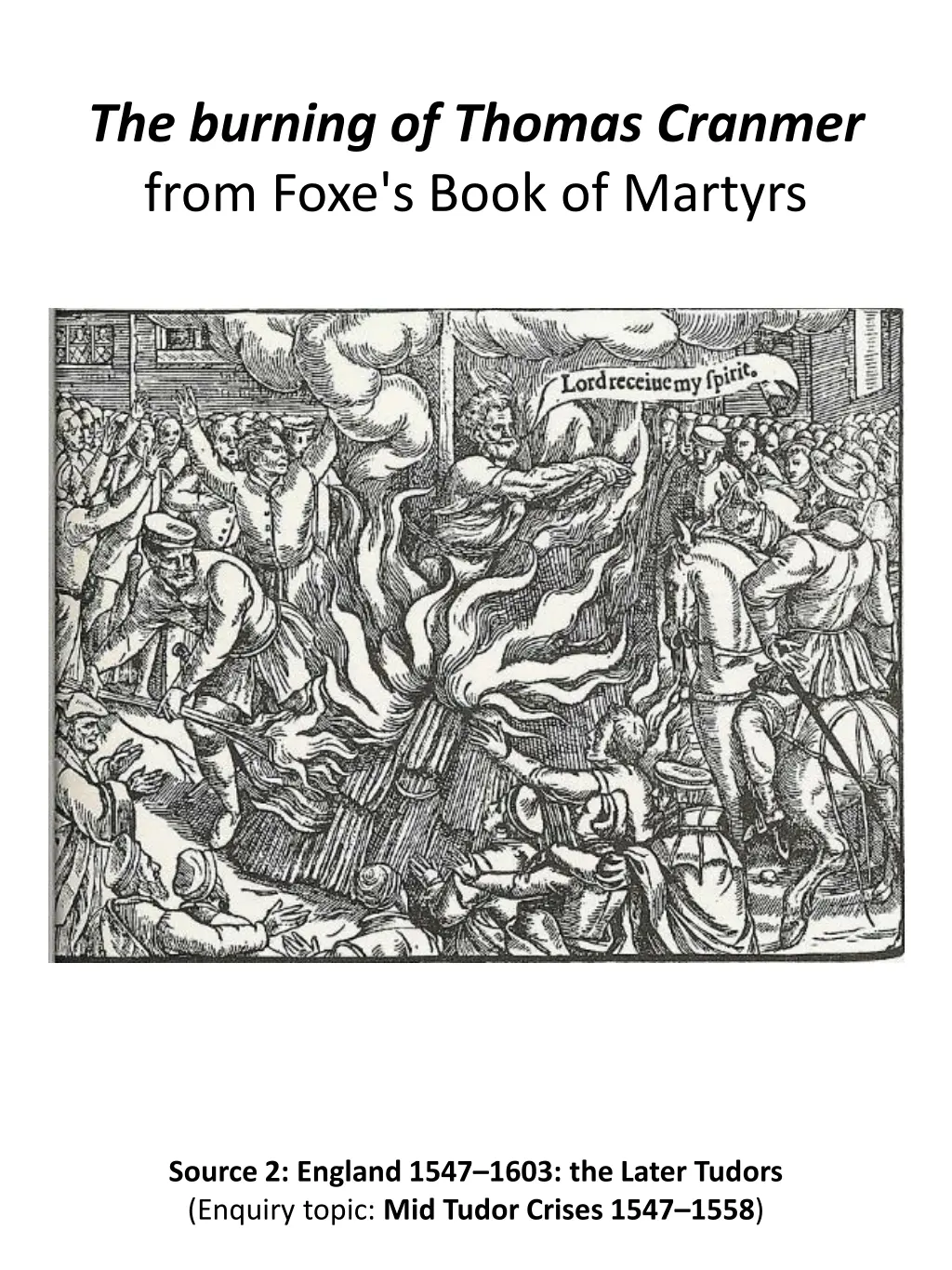 the burning of thomas cranmer from foxe s book