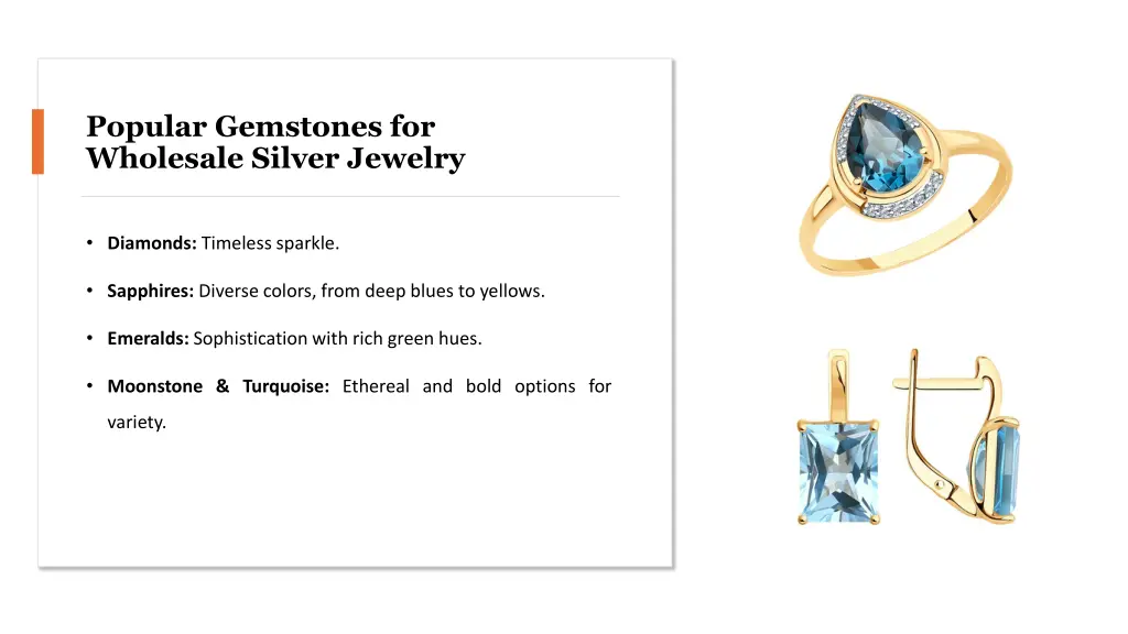 popular gemstones for wholesale silver jewelry