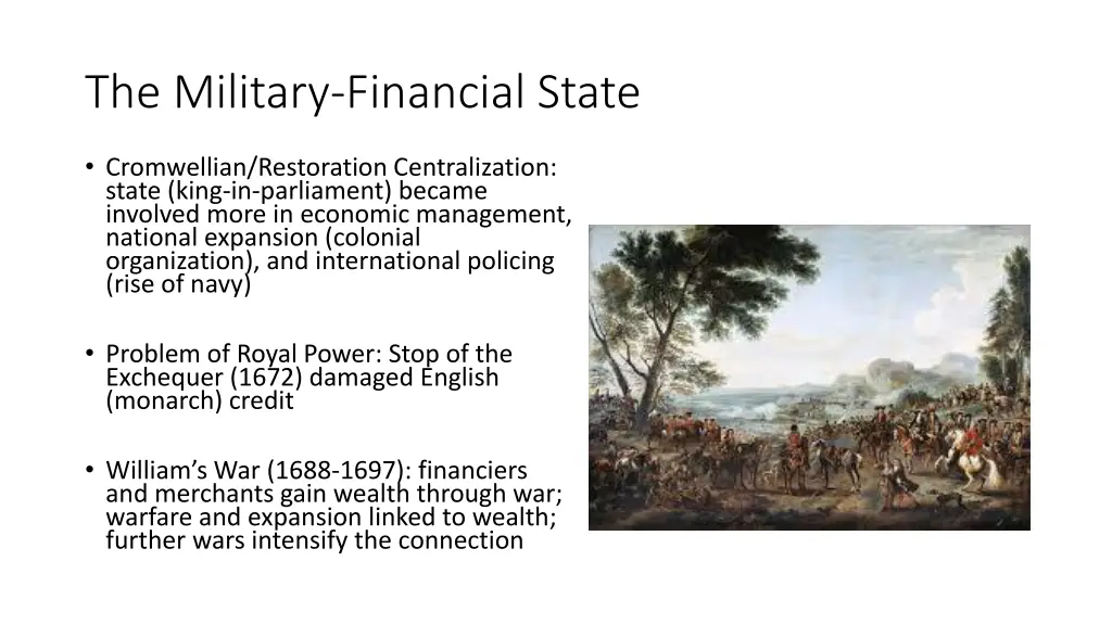 the military financial state