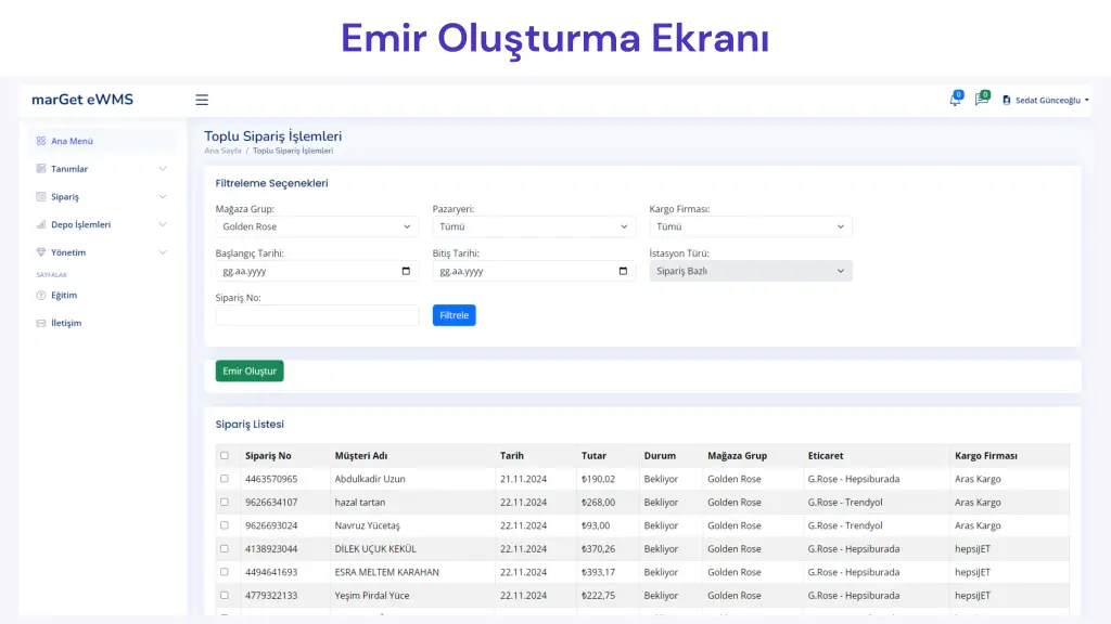 emir olu turma ekran