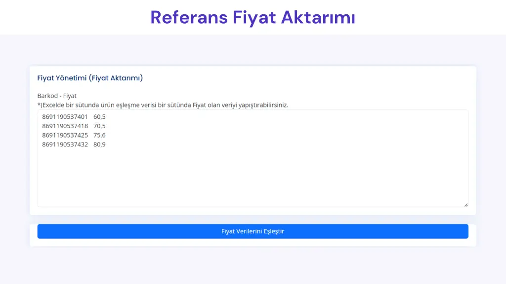 referans fiyat aktar m 1