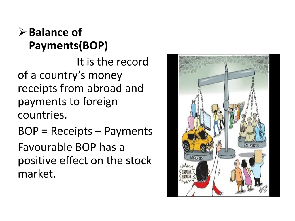 balance of payments bop