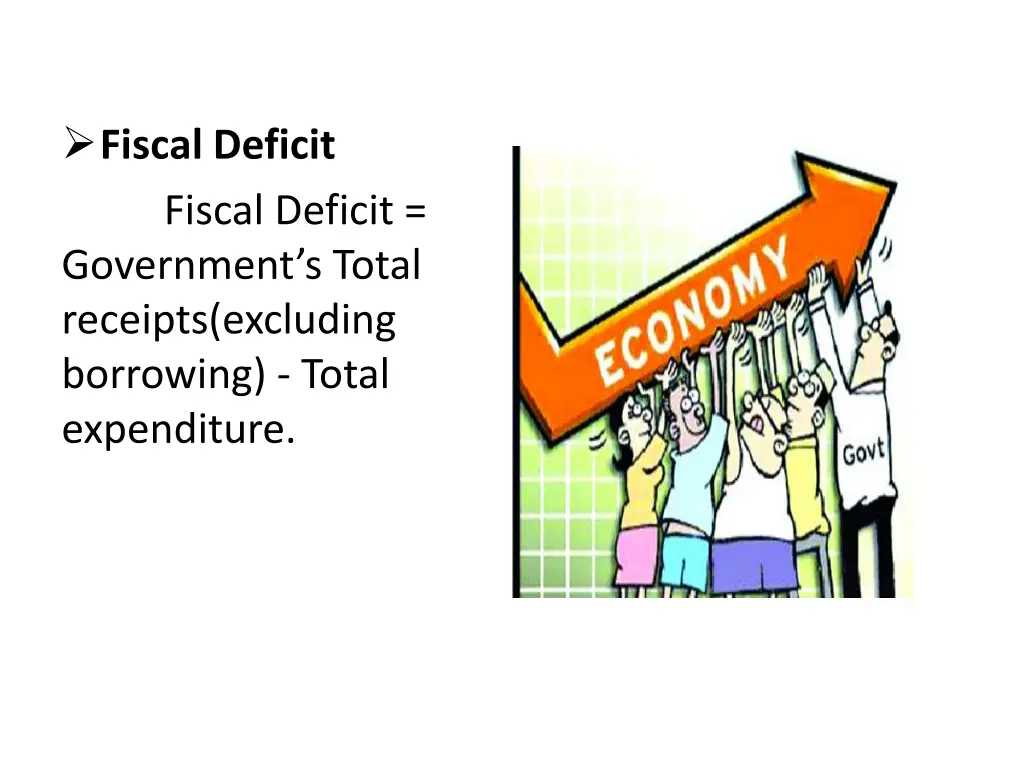 fiscal deficit fiscal deficit government s total